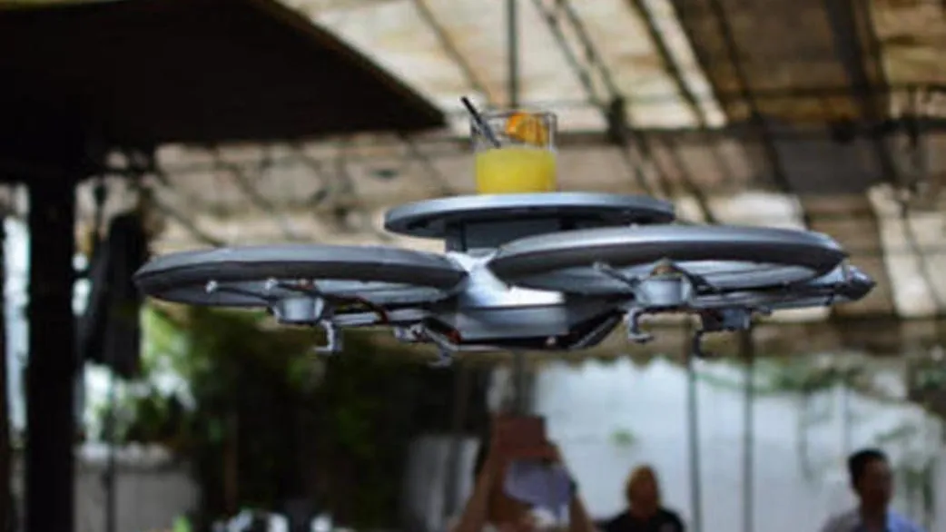 Drones estão rodando na Ásia